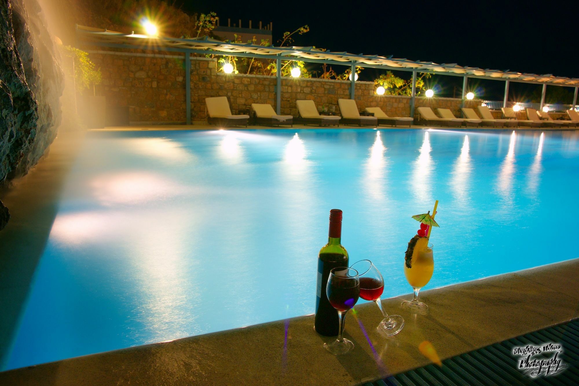 Elena Village Hotel & Suites Myrties Bagian luar foto