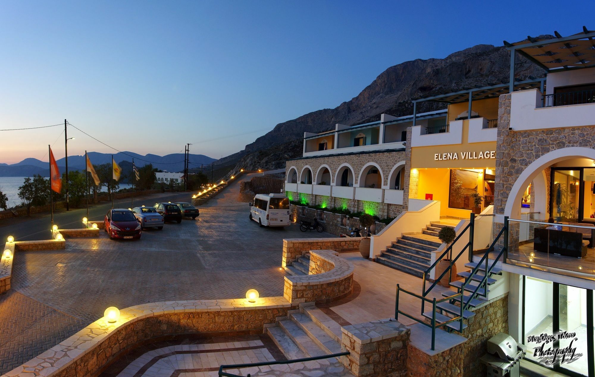 Elena Village Hotel & Suites Myrties Bagian luar foto